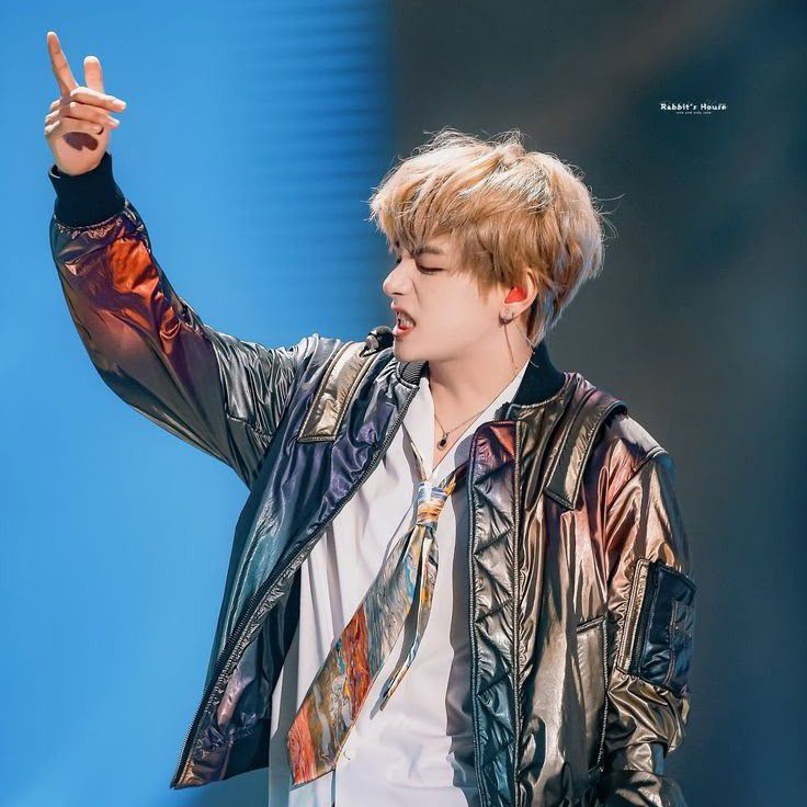 A moment captured by V (BTS)'s fan