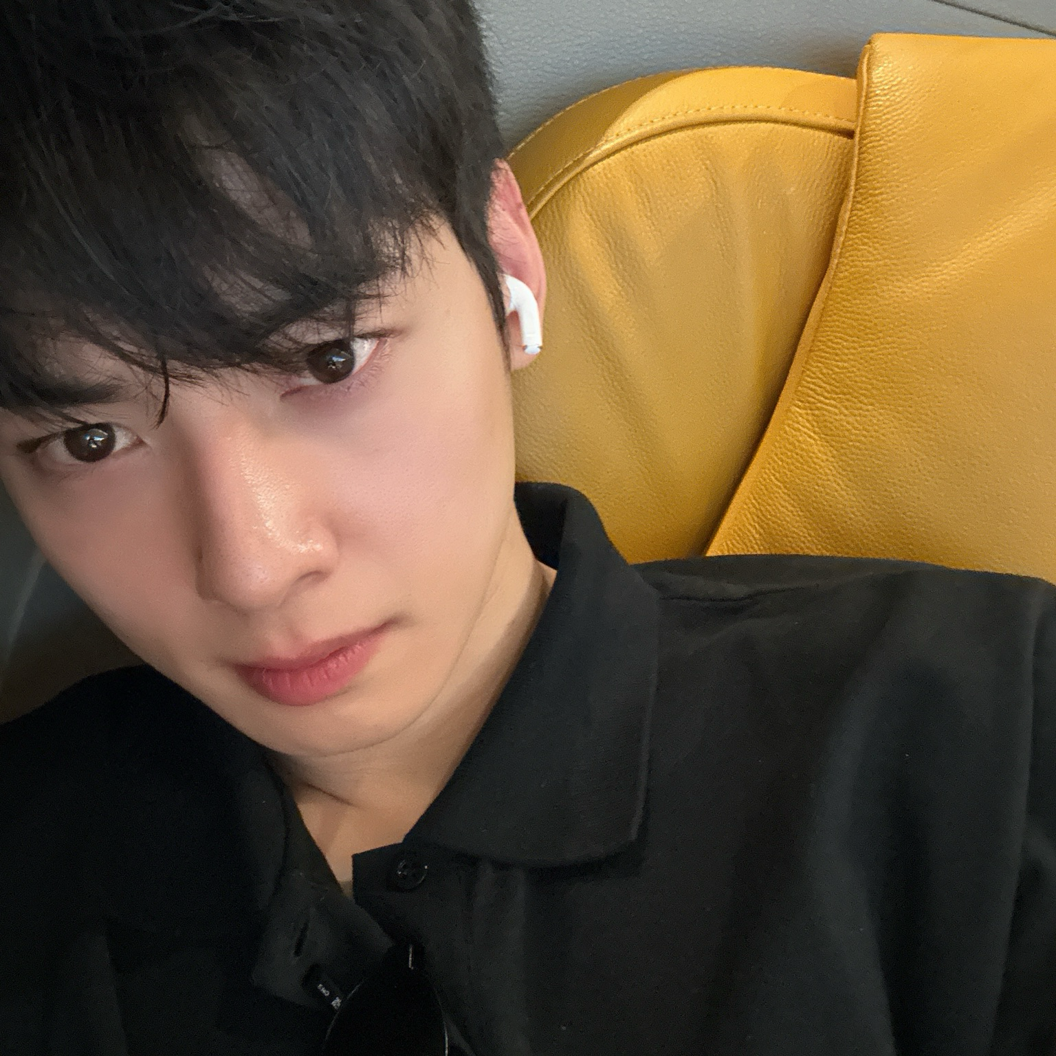 Recent activity shot of Eunwoo (ASTRO)
