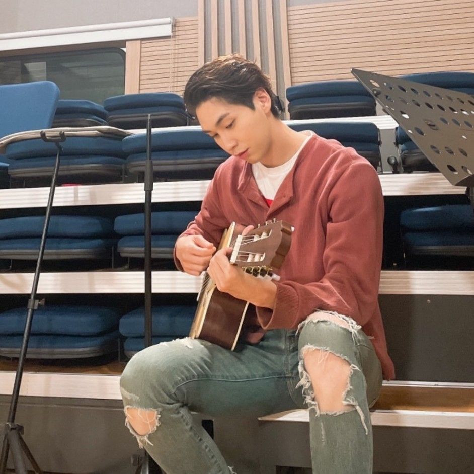 A moment captured by Shinwon (PENTAGON)'s fan