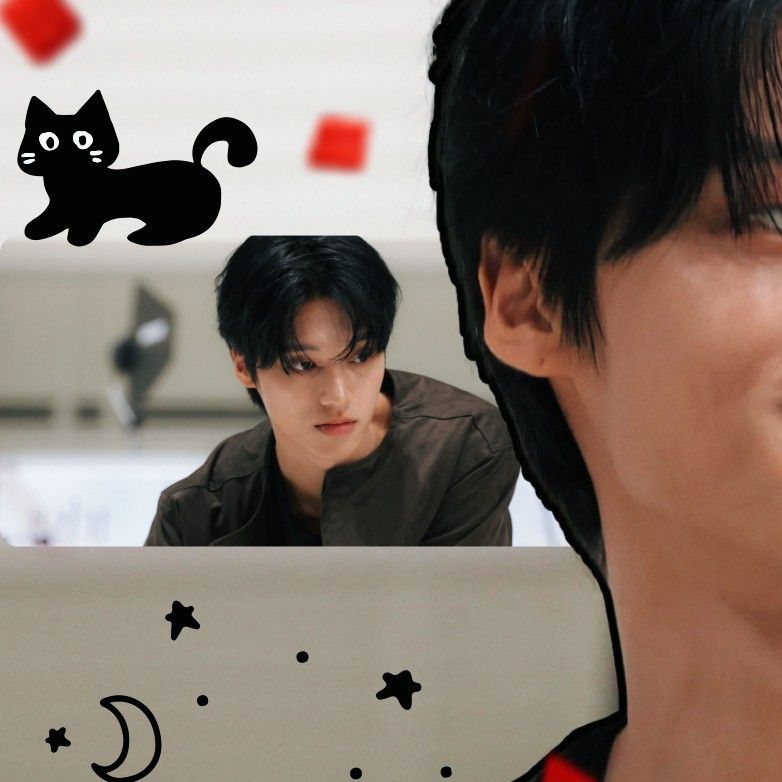 Recent activity shot of Wooyoung (ATEEZ)