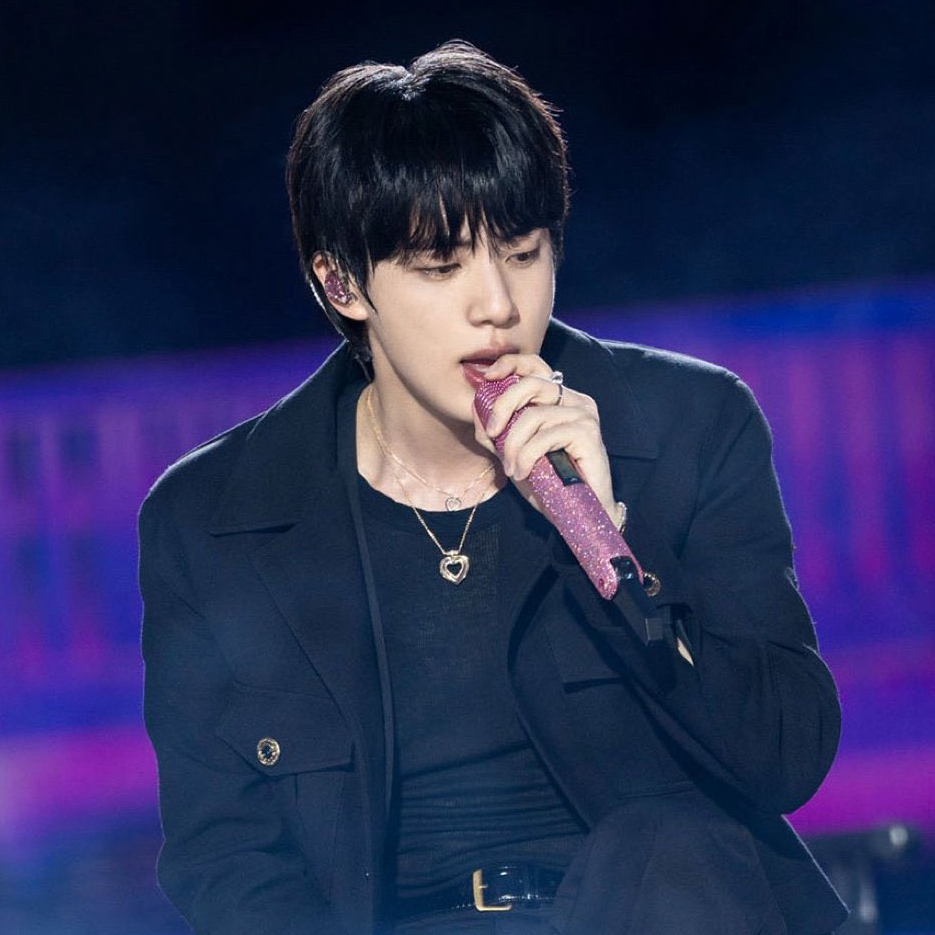 Recent activity shot of Jin (BTS)