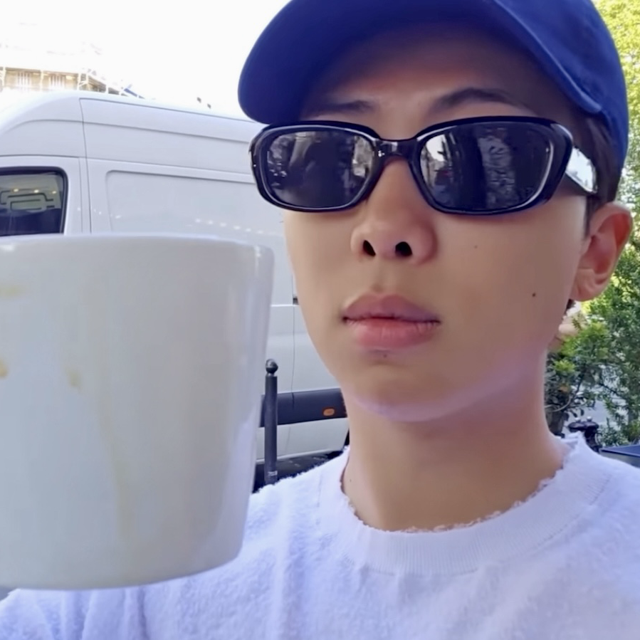 Recent activity shot of RM (BTS)