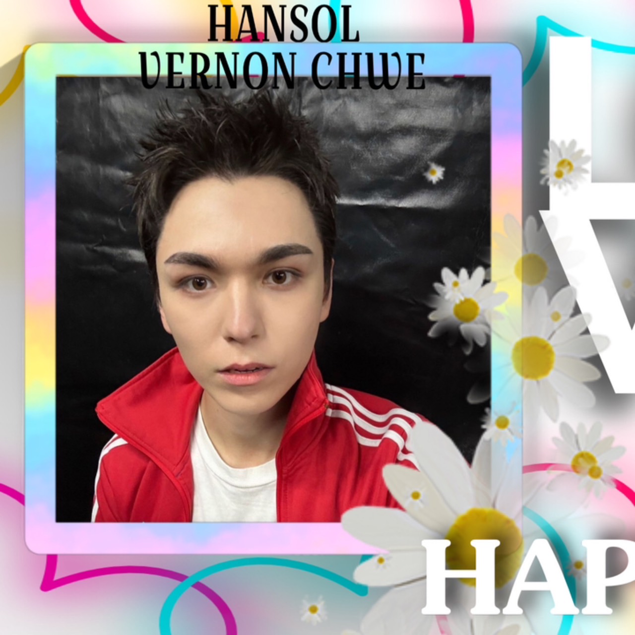 A moment captured by Vernon (SEVENTEEN)'s fan