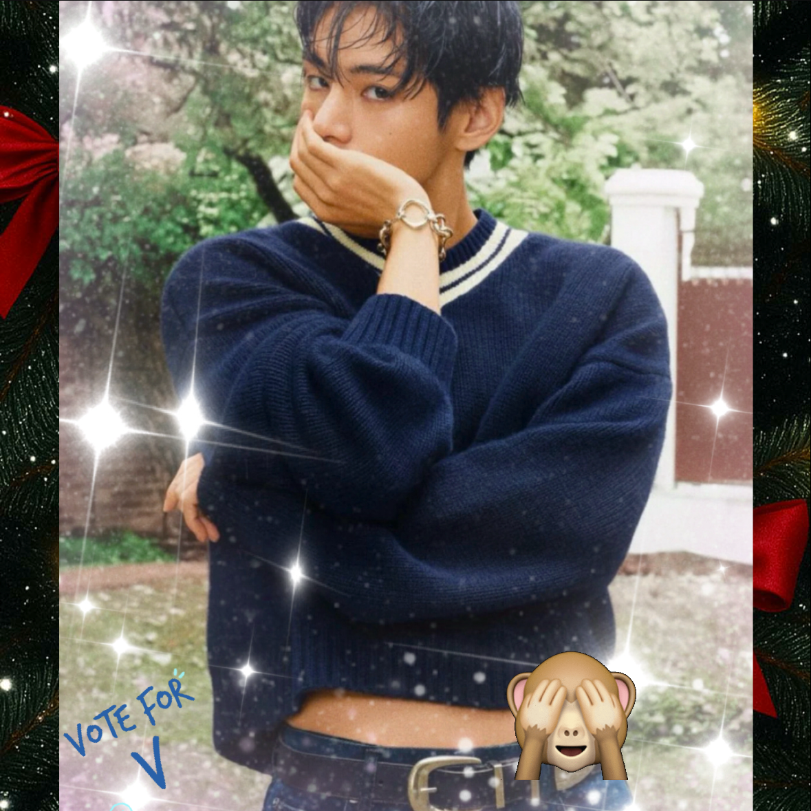 Behind-the-scenes cut of V (BTS)