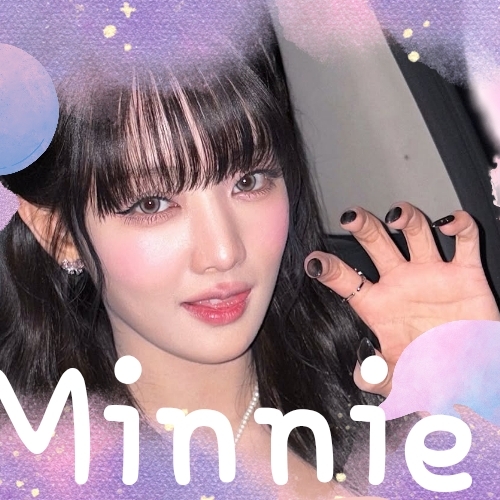 Recent activity shot of Minnie (i-dle)