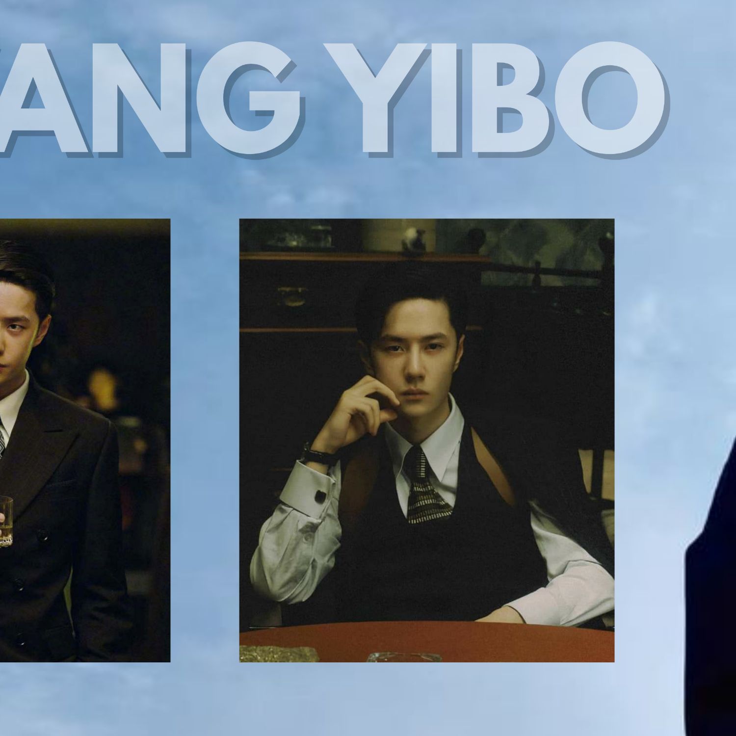 Behind-the-scenes cut of Wang Yibo