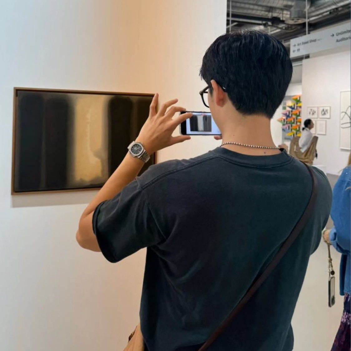 A moment captured by RM (BTS)'s fan