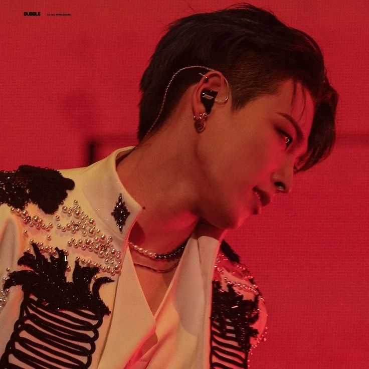 Recent activity shot of Hongjoong (ATEEZ)