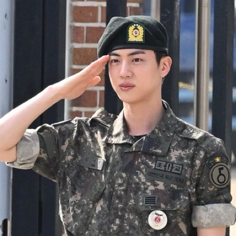 Recent activity shot of Jin (BTS)