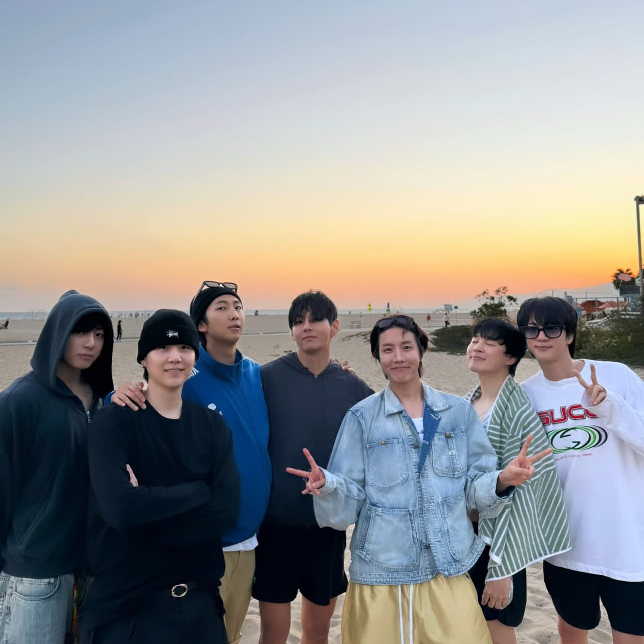 防彈少年團粉絲拍下的瞬間