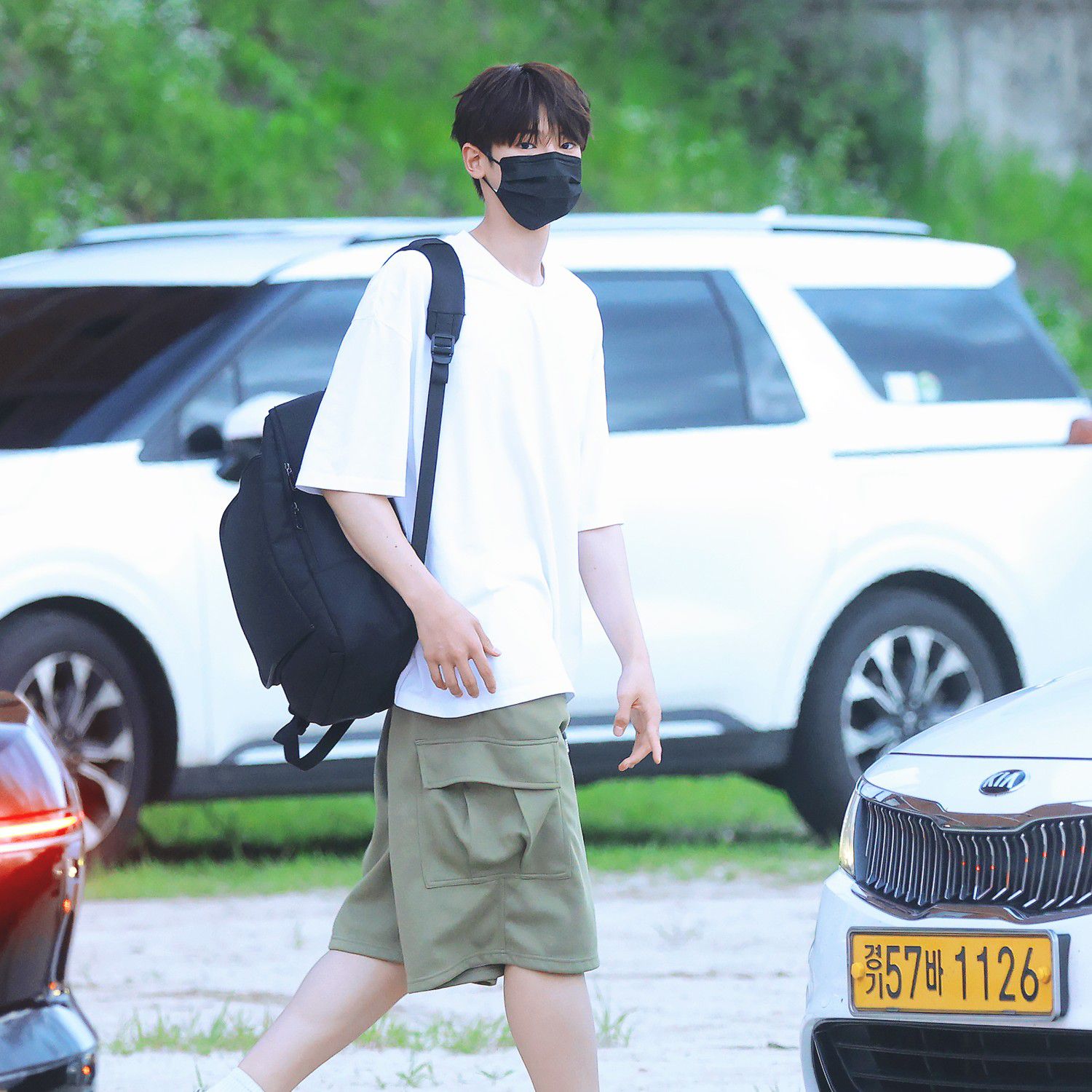 Behind-the-scenes cut of Kang Woojin