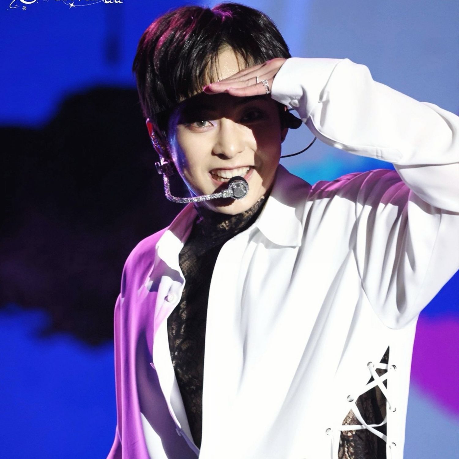 A moment captured by Xiumin (EXO)'s fan