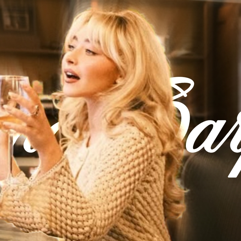 Behind-the-scenes cut of Sabrina Carpenter
