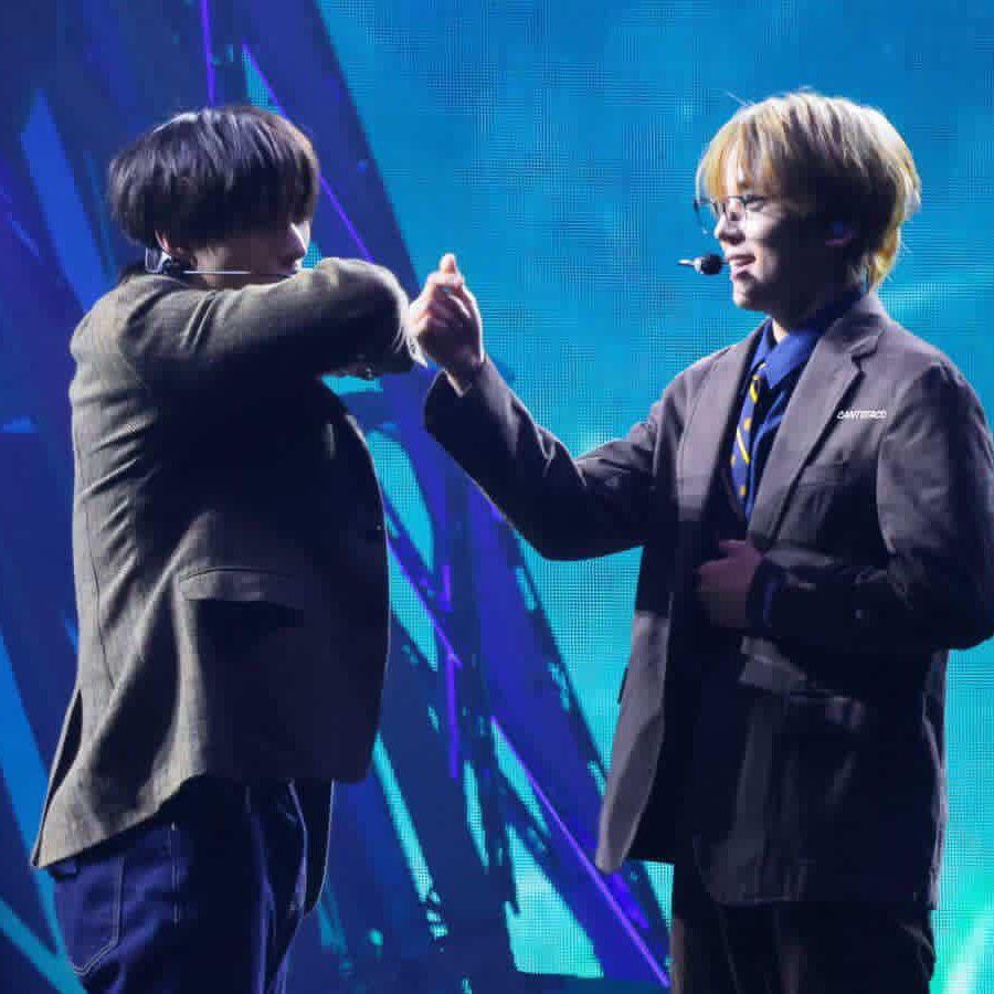 A moment captured by Yunho (ATEEZ)'s fan