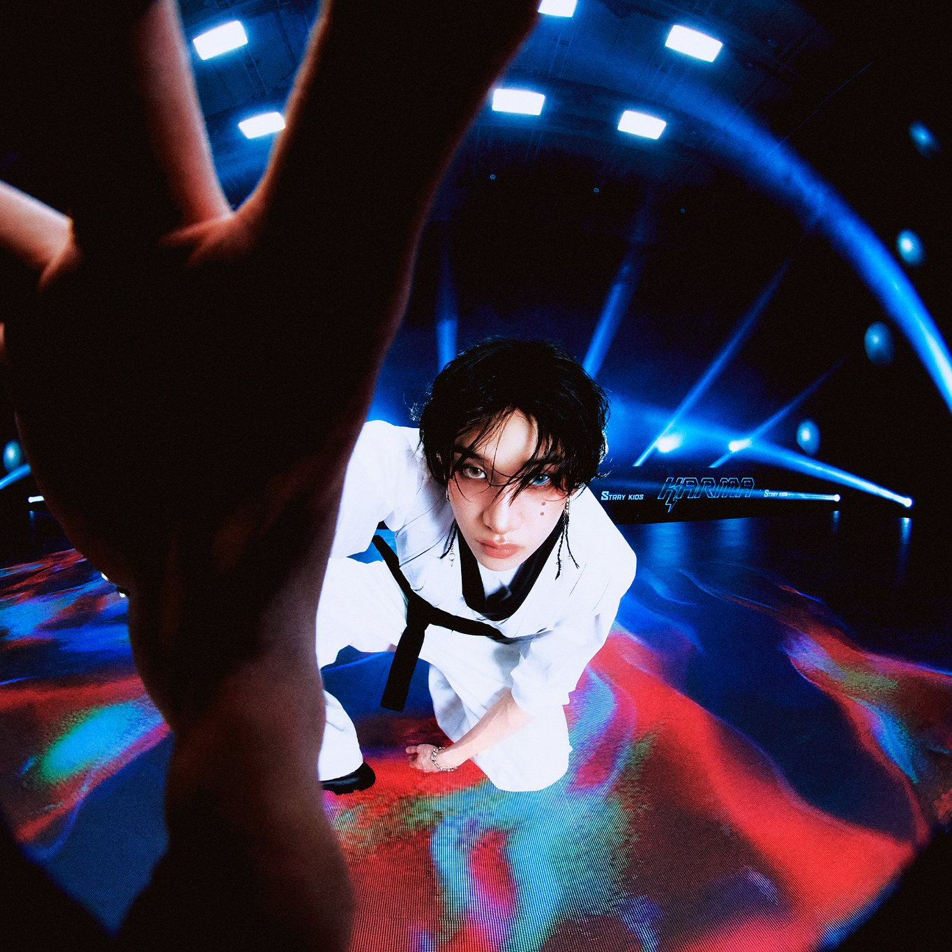 A moment captured by Bang Chan (Stray Kids)'s fan