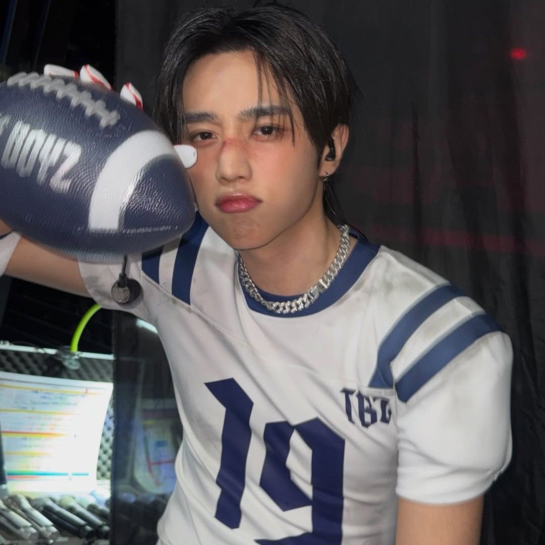 Recent activity shot of Sunwoo (THE BOYZ)