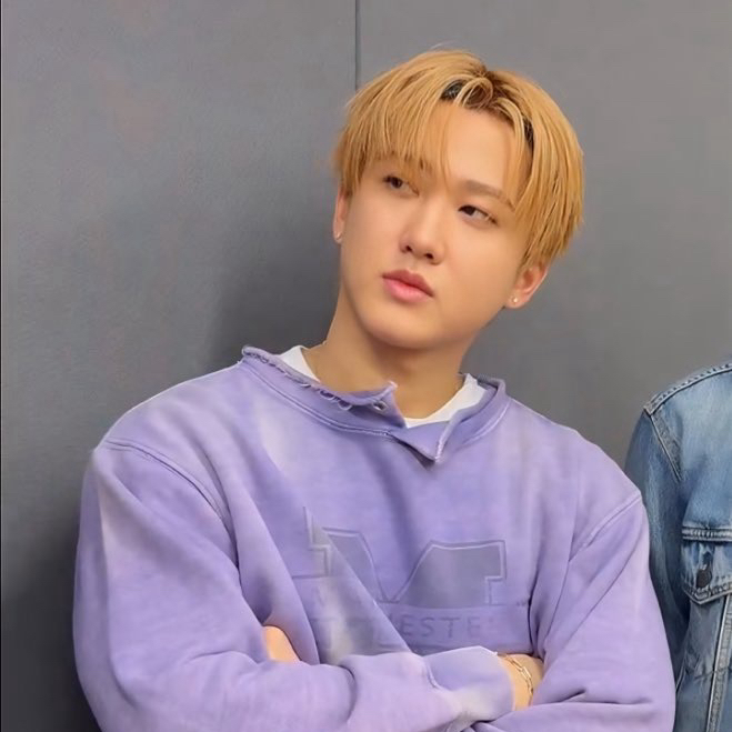 Recent activity shot of Changbin (Stray Kids)