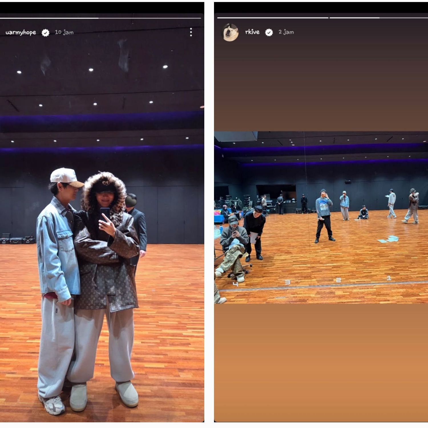 방탄소년단의 비하인드 컷