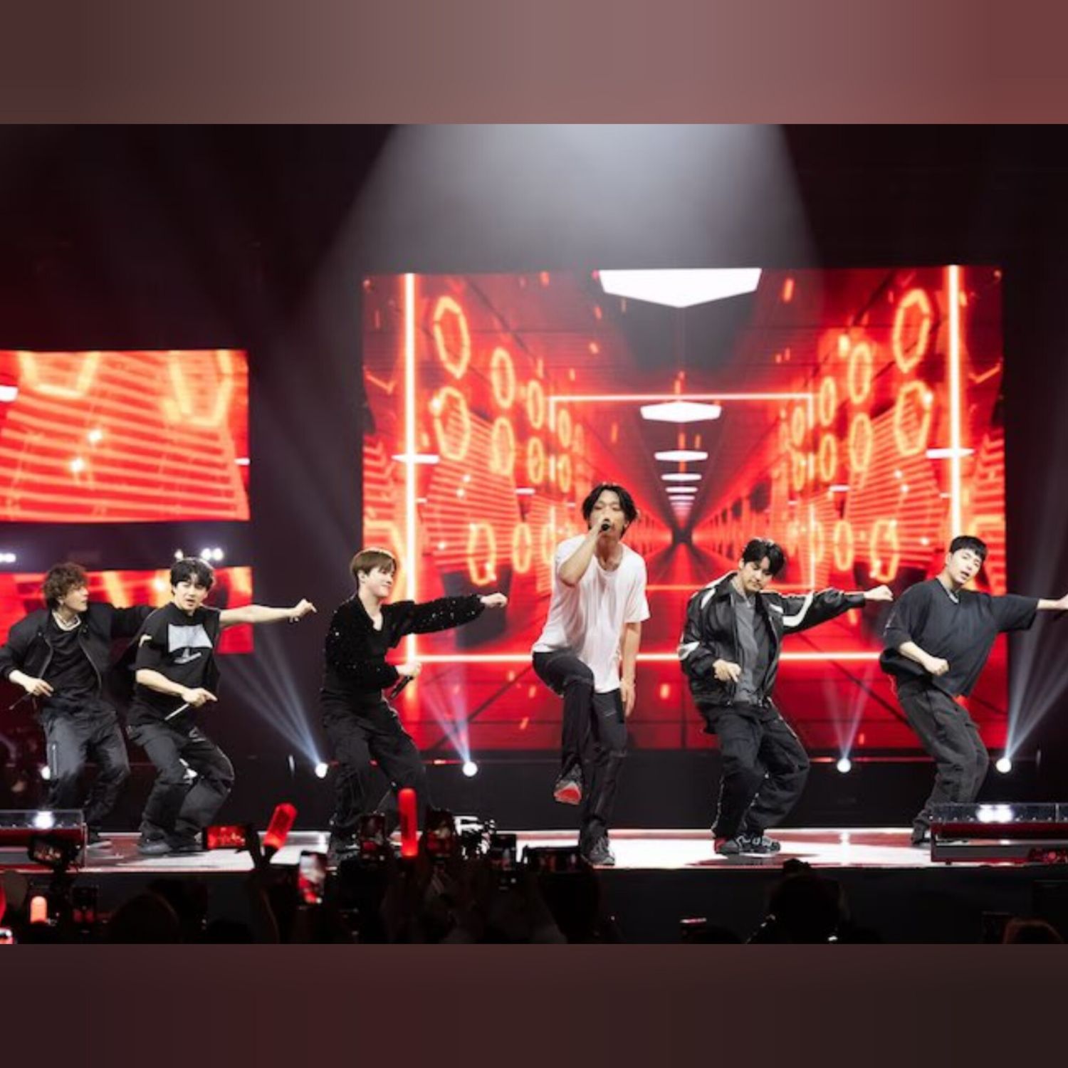A moment captured by iKON's fan