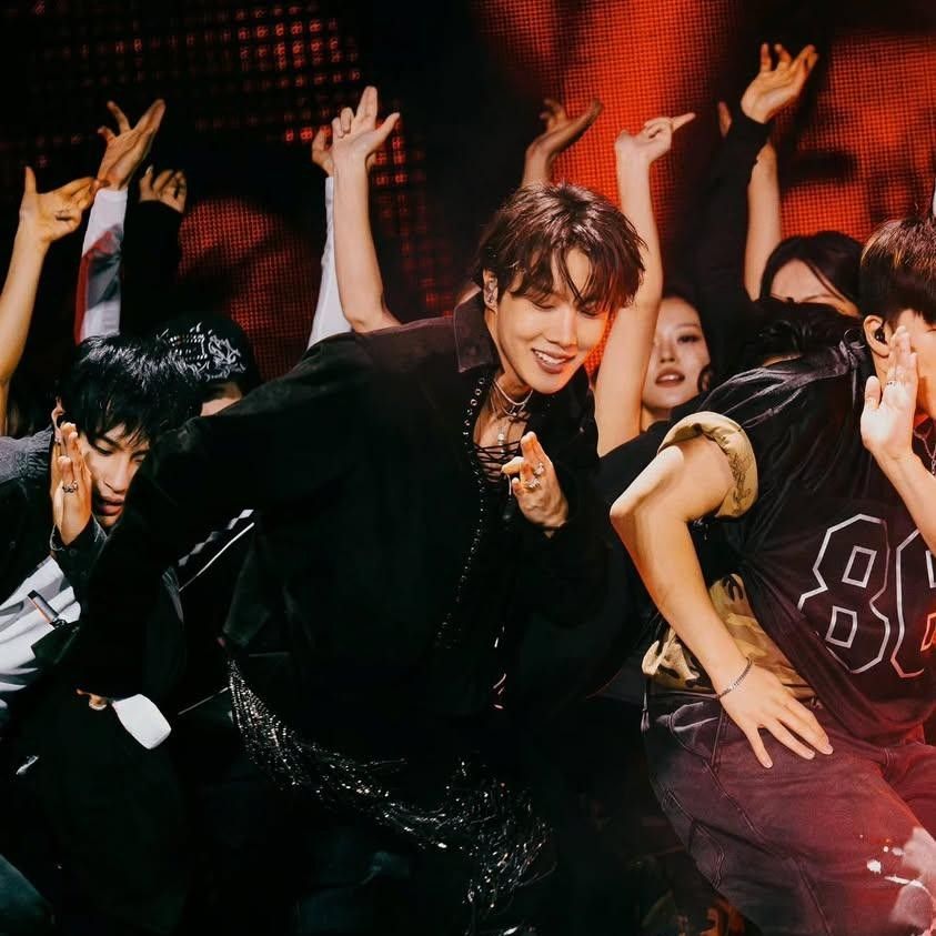 A moment captured by j-hope (BTS)'s fan