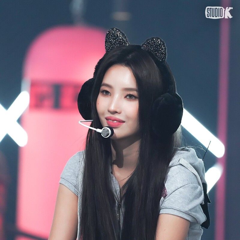 A moment captured by Soyeon (i-dle)'s fan