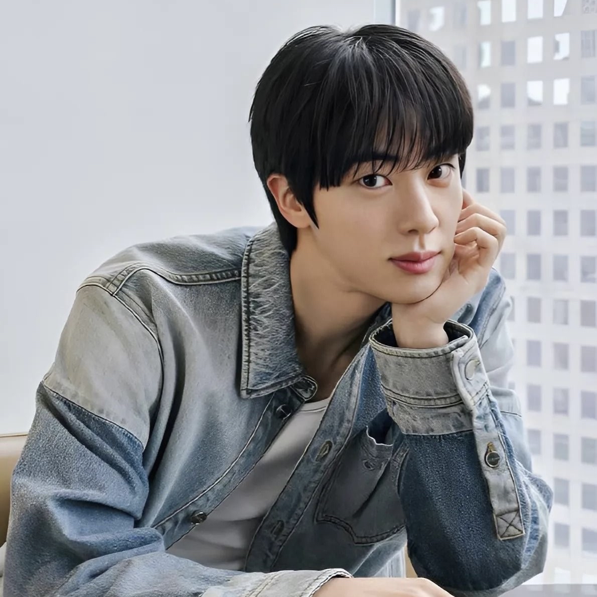 A moment captured by Jin (BTS)'s fan
