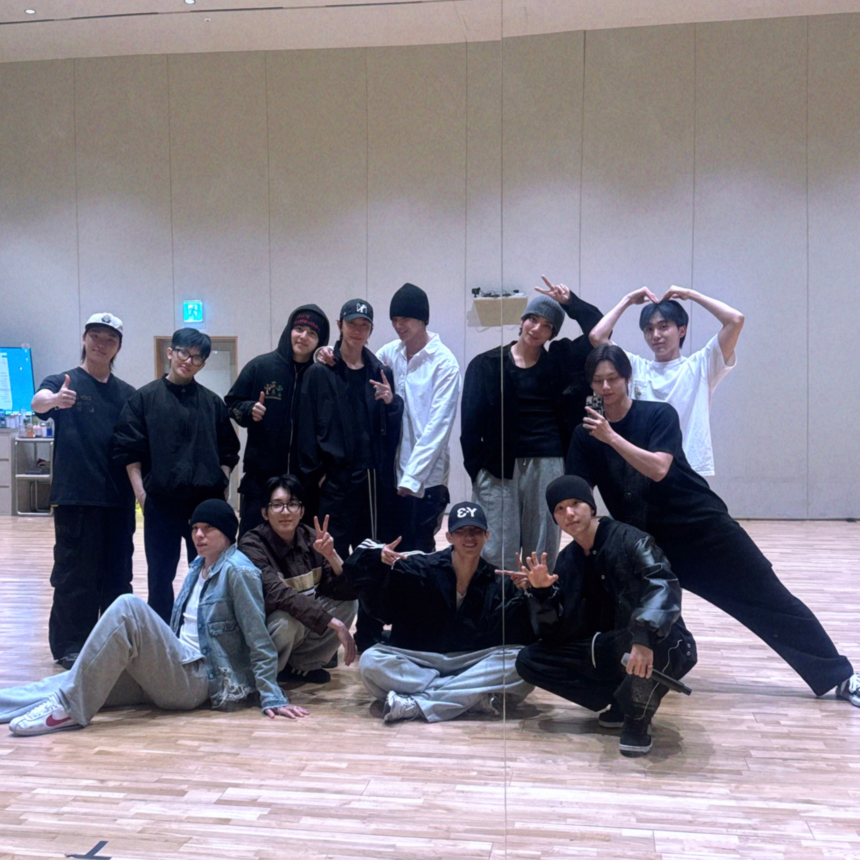 Recent activity shot of SEVENTEEN