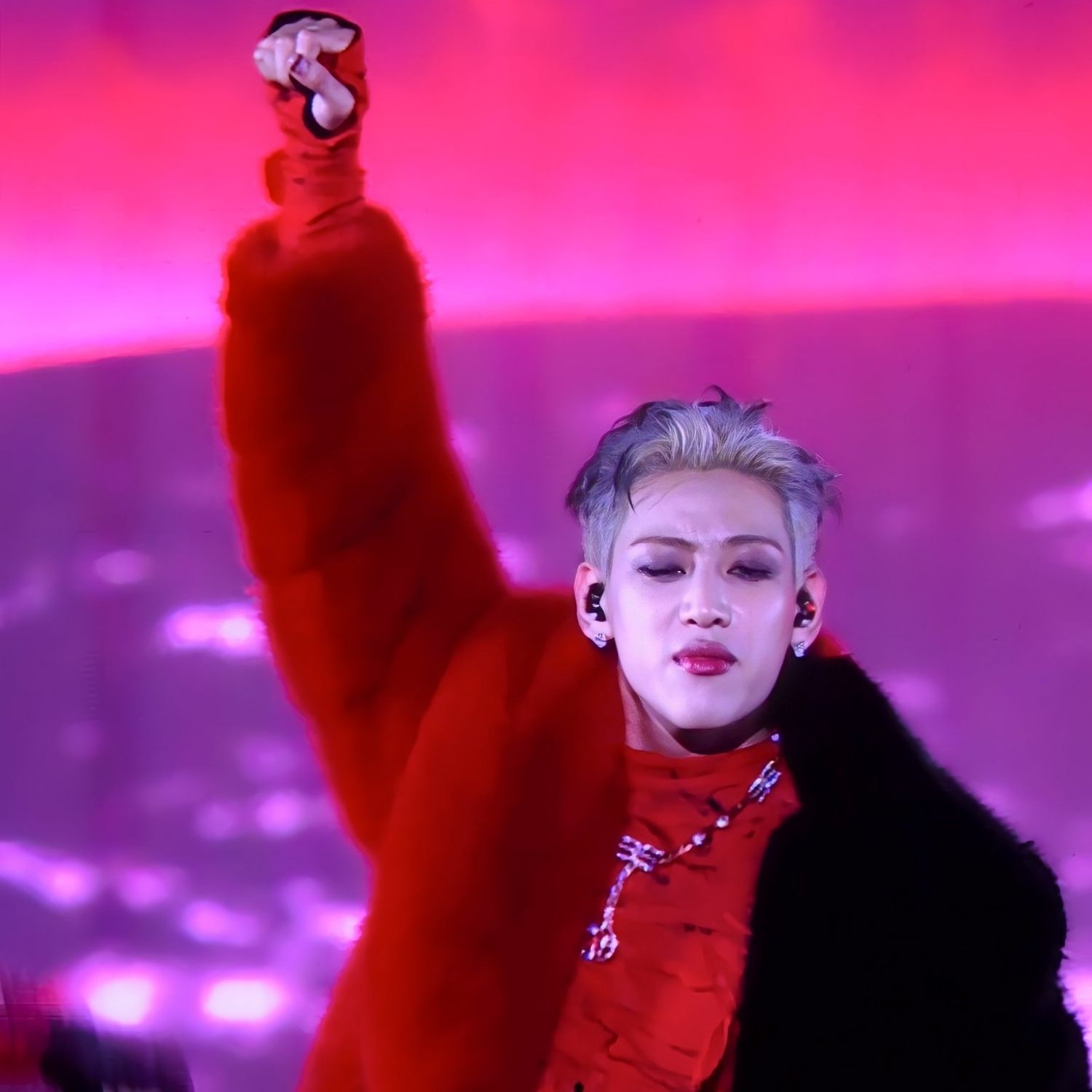 A moment captured by Bambam (GOT7)'s fan