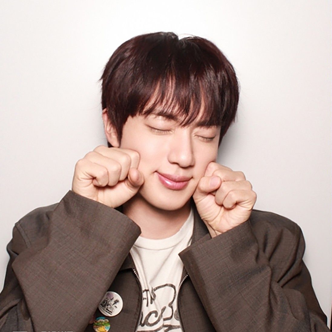 Recent activity shot of Jin (BTS)
