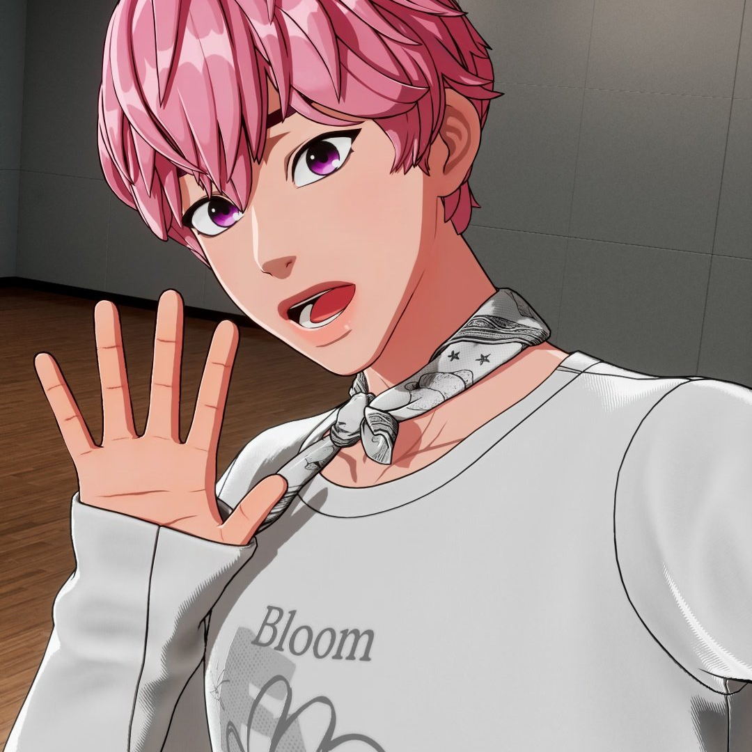 Recent activity shot of Bamby (PLAVE)