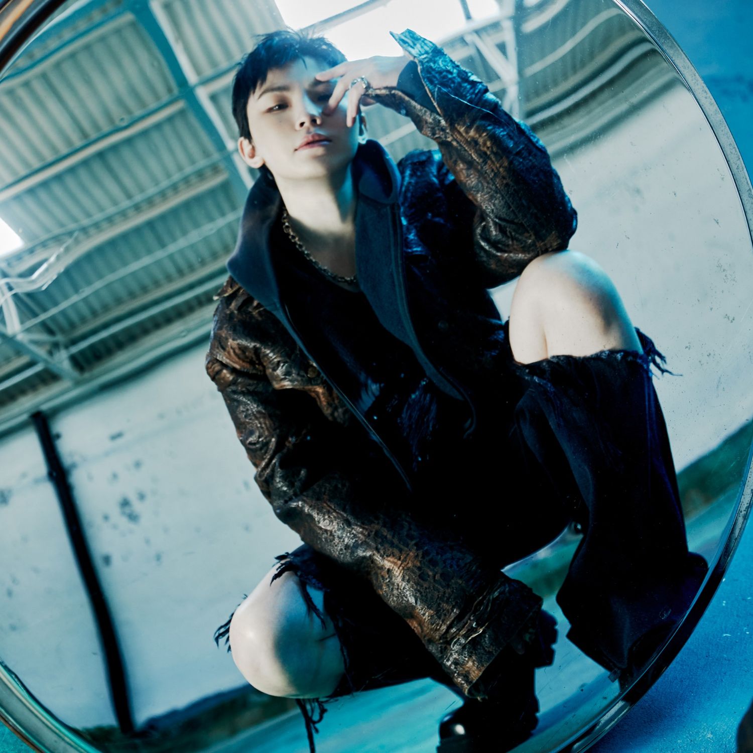 Recent activity shot of Woozi (SEVENTEEN)
