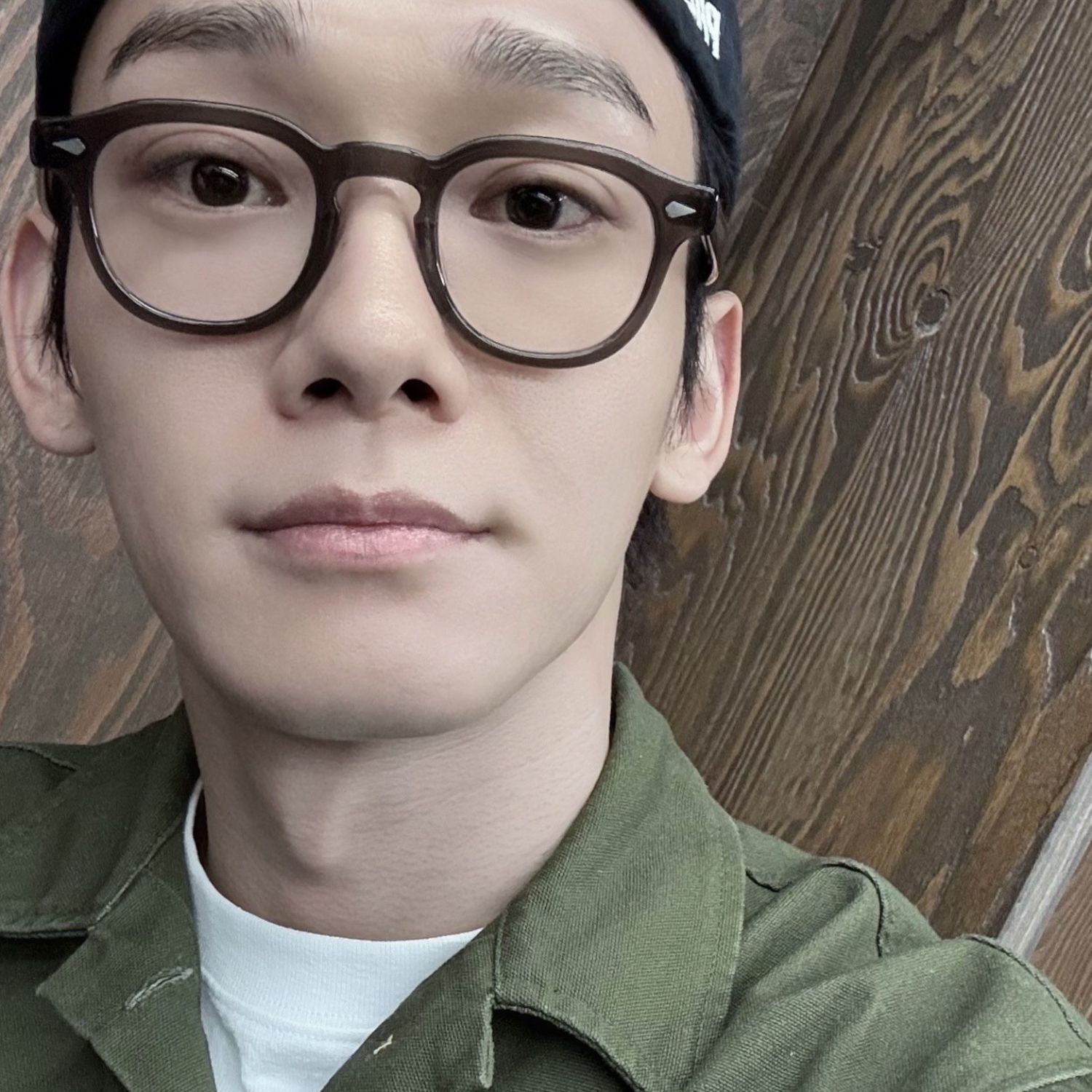 Recent activity shot of Chen (EXO)