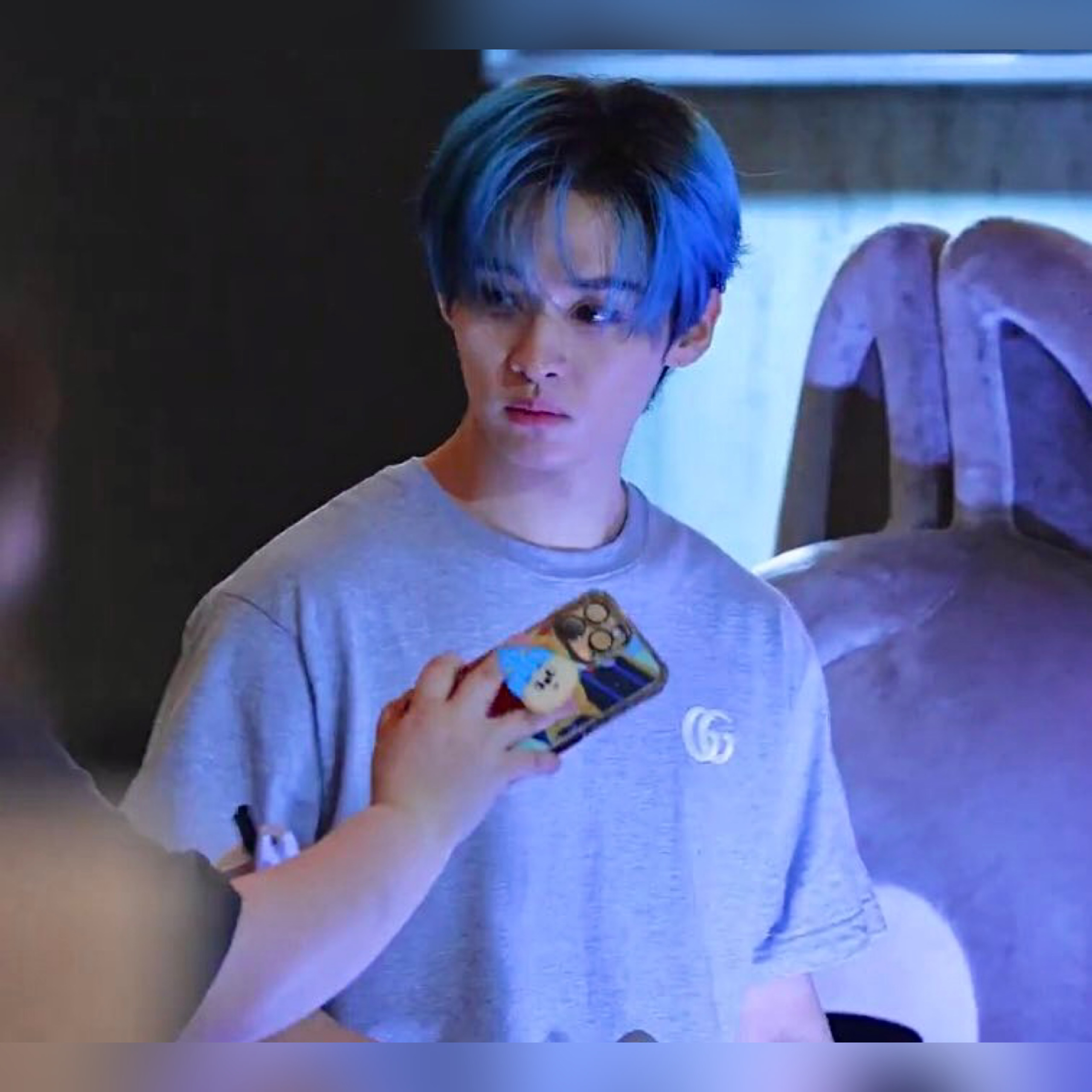 Recent activity shot of Lee Know (Stray Kids)