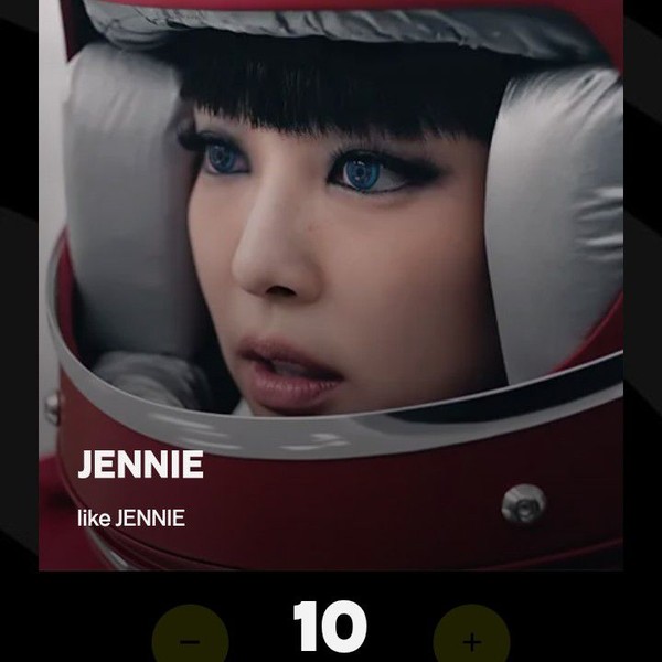 Shining profile picture of Jennie (BLACKPINK) on today's Choeaedol