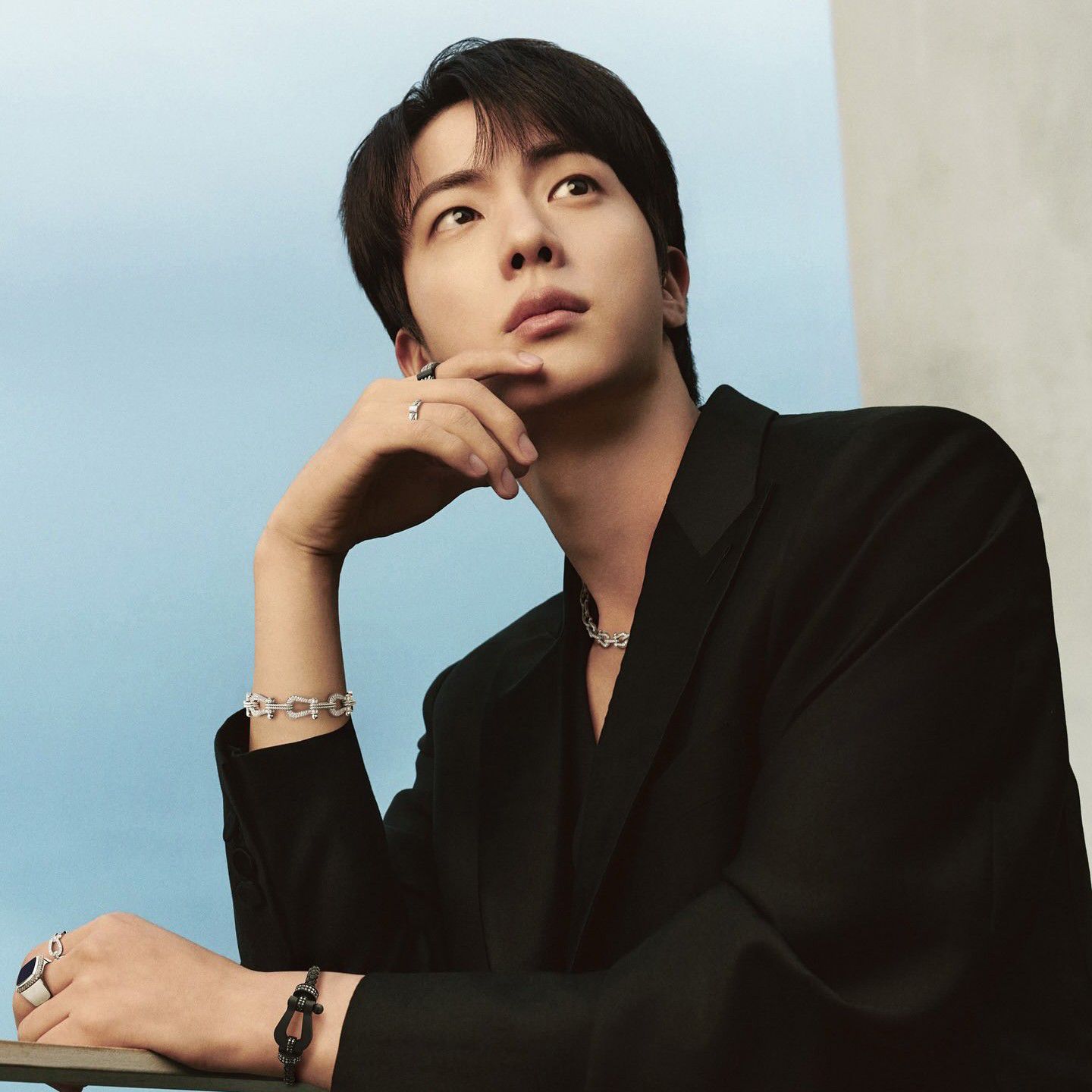 A moment captured by Jin (BTS)'s fan