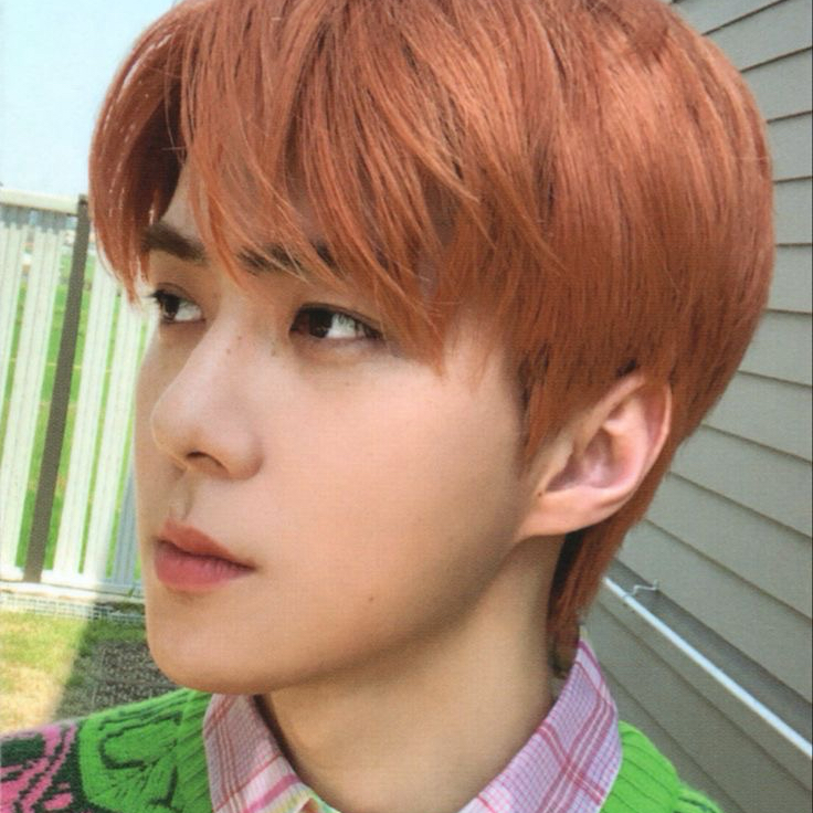 Behind-the-scenes cut of Sehun (EXO)