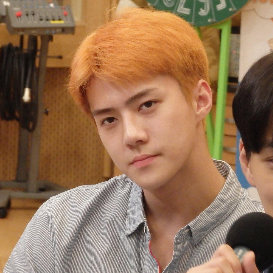 Behind-the-scenes cut of Sehun (EXO)