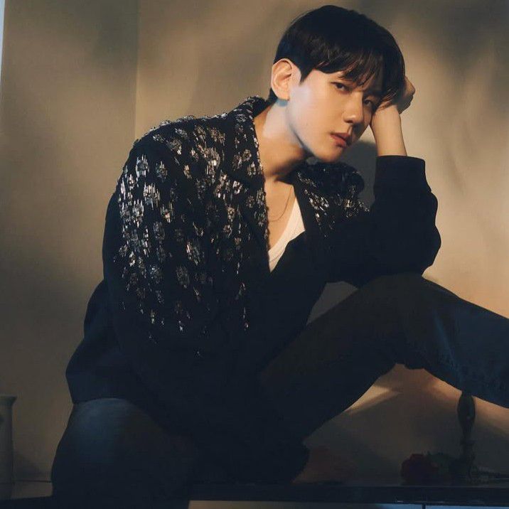 Behind-the-scenes cut of Baekhyun (EXO)