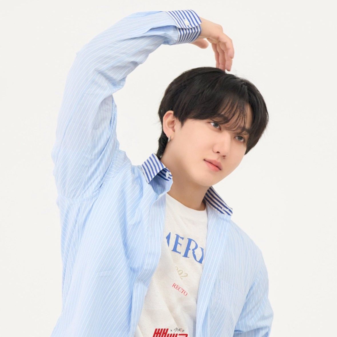 A moment captured by Changbin (Stray Kids)'s fan