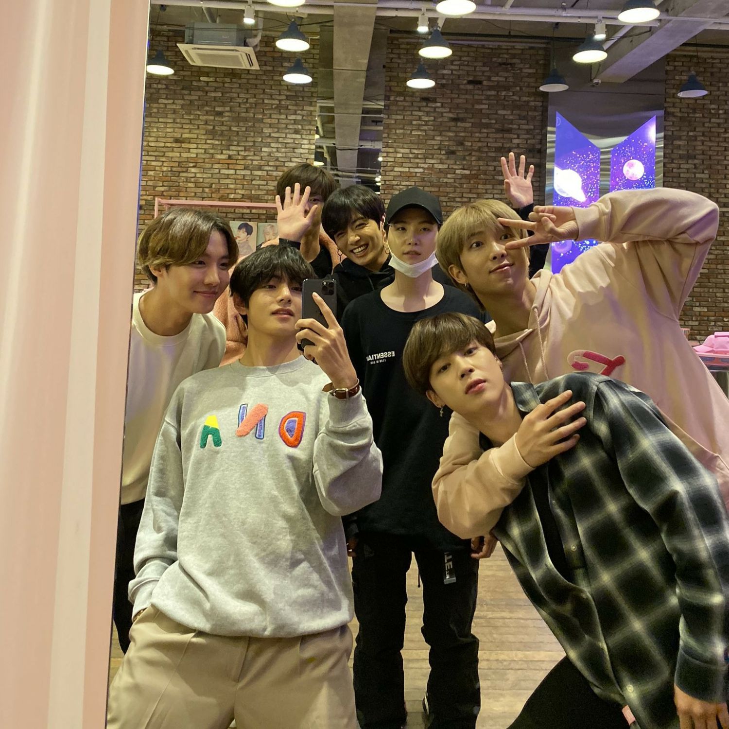 A moment captured by BTS's fan