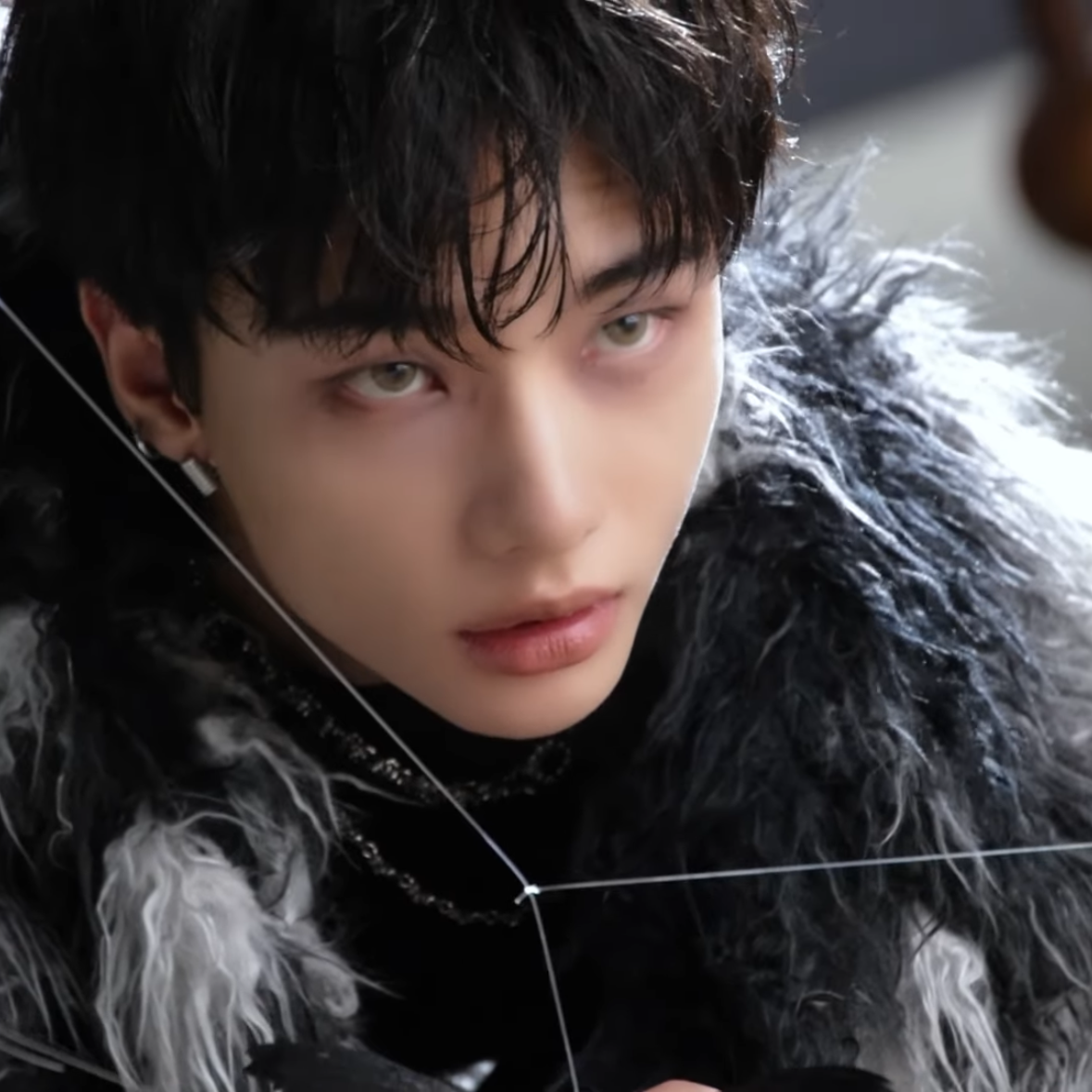 Behind-the-scenes cut of Hyunjin (Stray Kids)