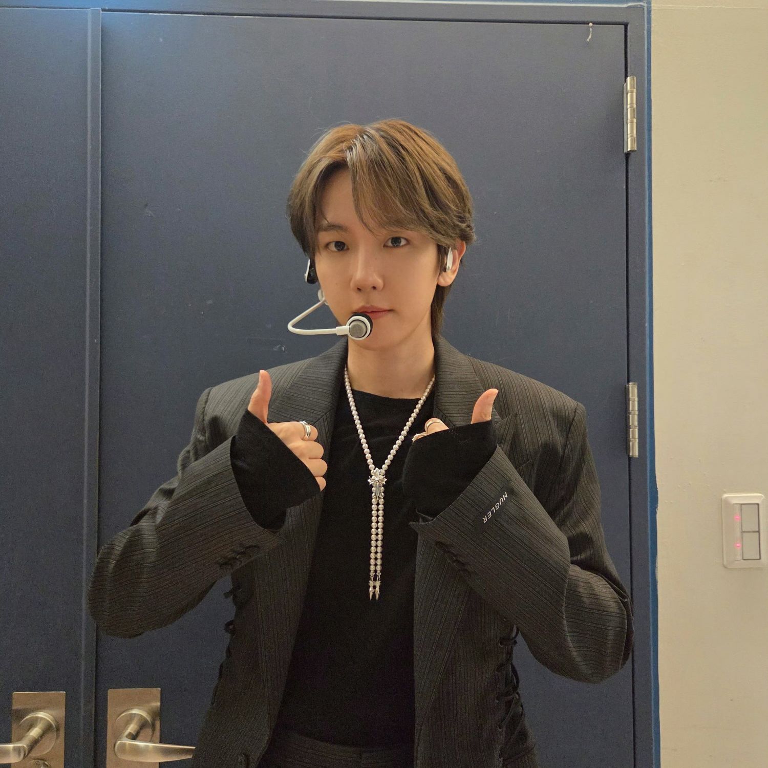 伯賢 (EXO)粉絲拍下的瞬間