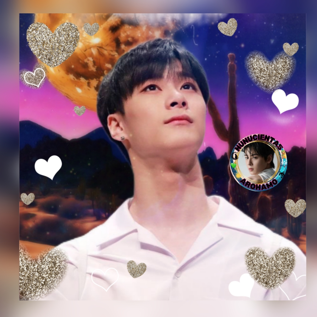 Recent activity shot of Moonbin (ASTRO)