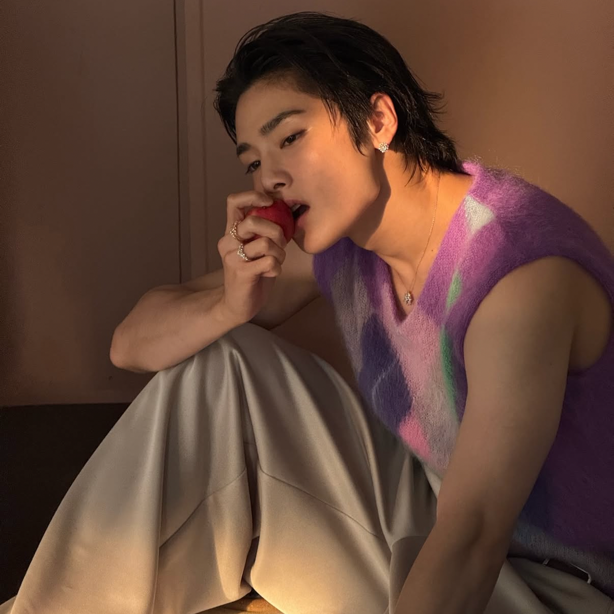 A moment captured by I.N (Stray Kids)'s fan