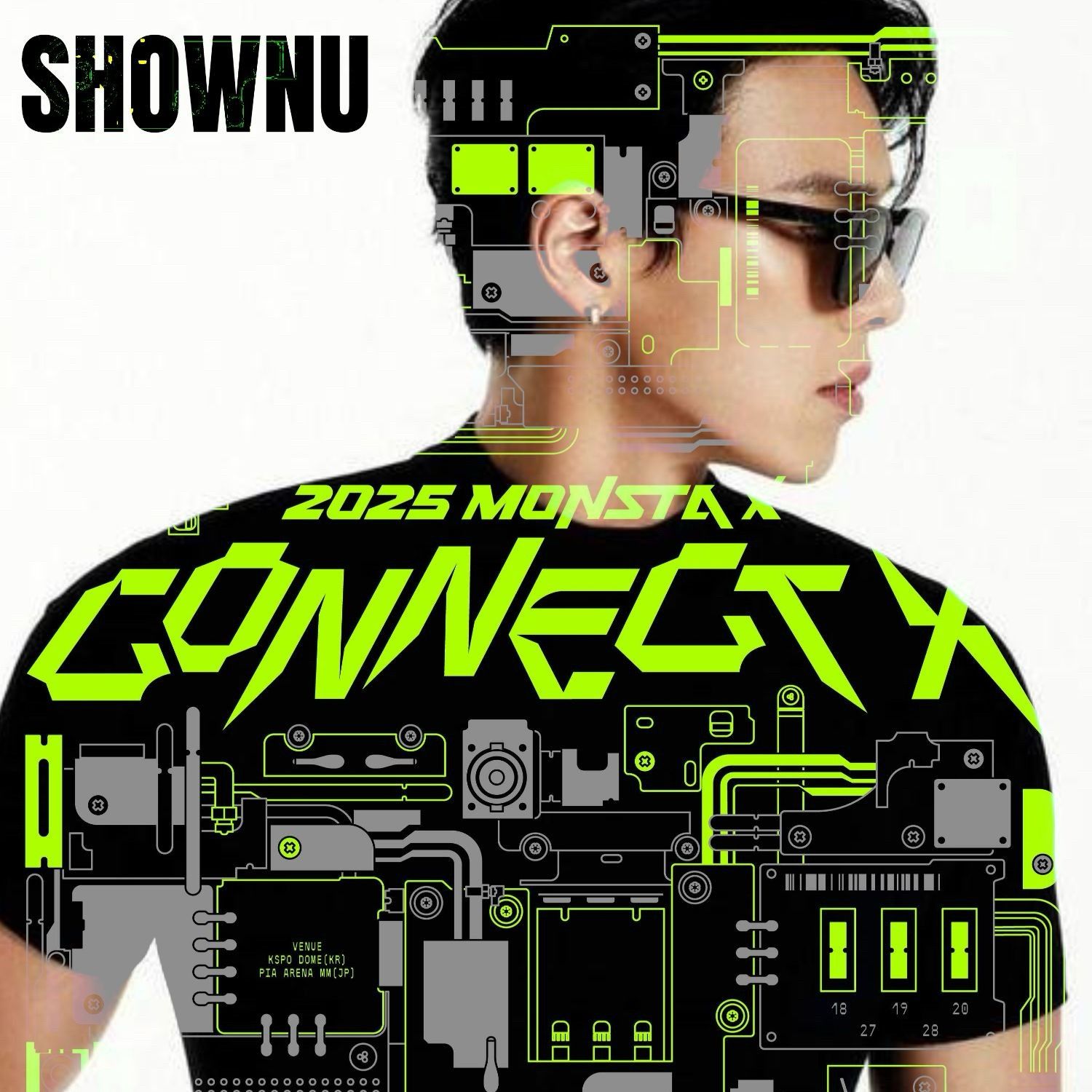 Recent activity shot of Shownu (MONSTA X)