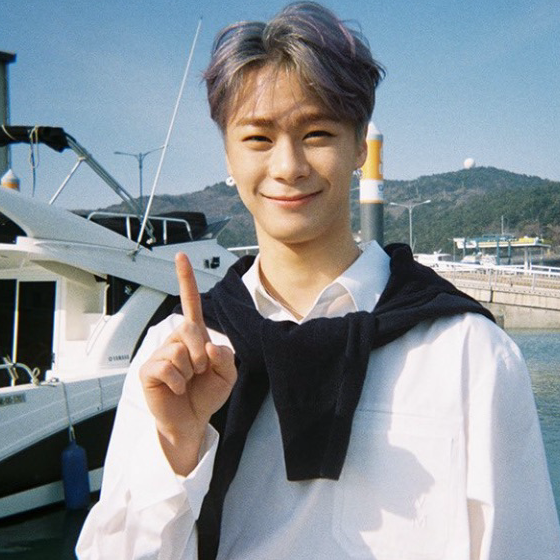 Recent activity shot of Moonbin (ASTRO)