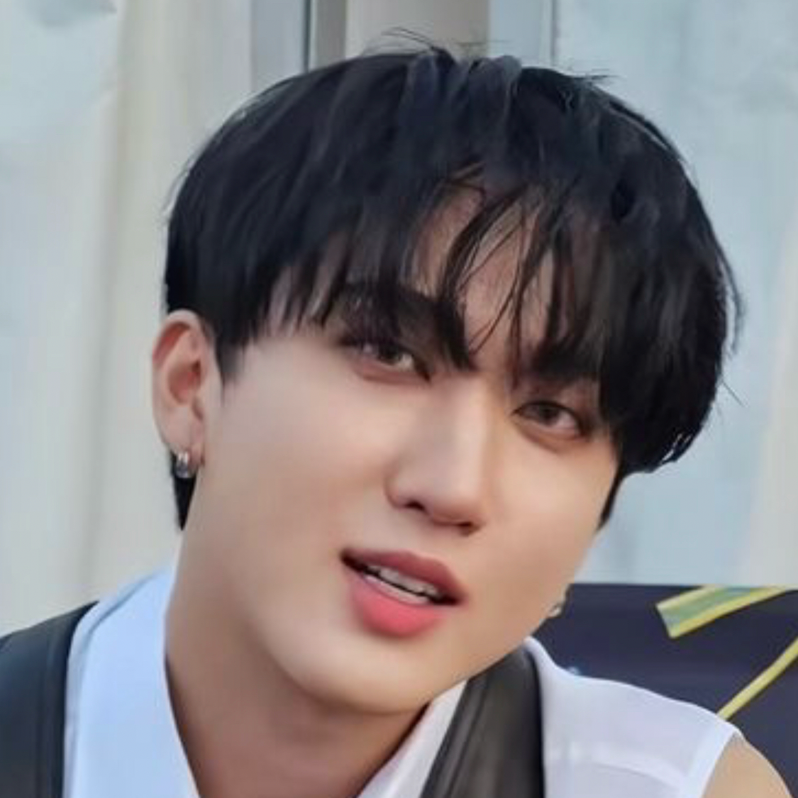 A moment captured by Changbin (Stray Kids)'s fan