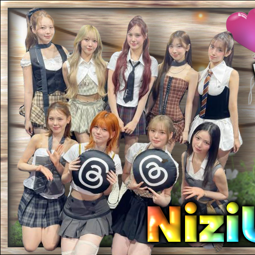A moment captured by NiziU's fan