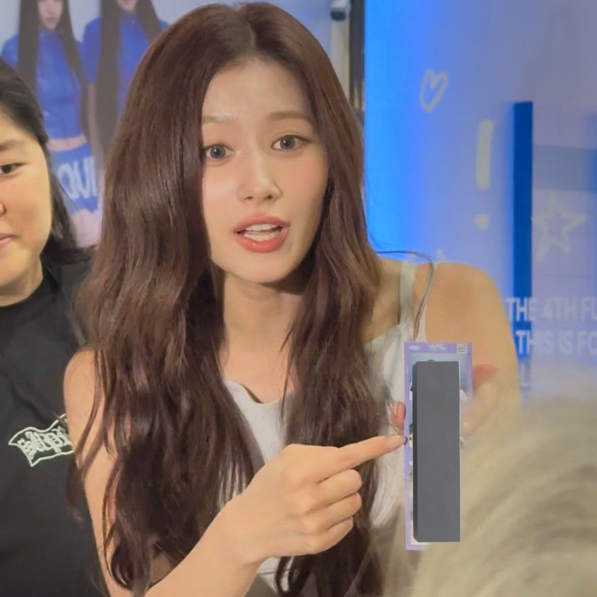 A moment captured by Sana (TWICE)'s fan