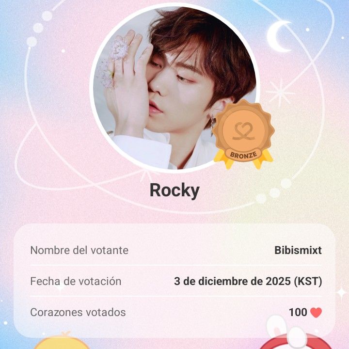 A moment captured by Rocky's fan